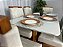 Mesa de Jantar Bali 1.60×0.80 Com 6 Cadeiras Isa – Cinamomo/Off White/Bege Veludo - Imagem 5