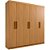 Guarda-Roupa Colibri 6 Portas e 6 Gavetas – Cinamomo - Imagem 1