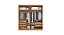 Guarda-Roupa Viena c/ Espelho – Nature/Off White - Imagem 3