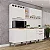 Cozinha New Topázio Branco/Cinamomo 6 Portas 2 Gavetas Larg. 1.65m - Sallêto - Imagem 1