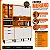 Kit Cozinha Murano Larg. 1.82m Freijó/Off White 7 Portas 2 Gavetas e Iluminação em LED - Poliman - Imagem 5