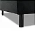 Base Box Casal Bipartida Suede Preto 138x188x37 - Ortobel - Imagem 3
