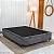 Base Baú Casal Carioca Sued Cinza Blindado 138x188x40 cm - Bioflex - Imagem 4