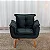Poltrona Marlete Veludo Preto - Imagem 2