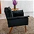 Poltrona Marlete Veludo Preto - Imagem 5