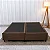 Base Box Queen Bipartida Sued Marrom 158x198x37 - Ortobel - Imagem 2