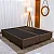 Base Box Queen Bipartida Sued Marrom 158x198x37 - Ortobel - Imagem 1