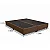 Base Box Queen Bipartida Sued Marrom 158x198x37 - Ortobel - Imagem 3