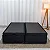 Base Box Baú Queen Bipartido Confort Sued Preto Blindado 158x198x45 cm - Issacar - Imagem 2