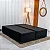 Base Box Baú Queen Bipartido Confort Sued Preto Blindado 158x198x45 cm - Issacar - Imagem 6