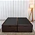 Base Box Baú Queen Bipartido Confort Sued Marrom Blindado 158x198x45 - Issacar - Imagem 2