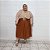 Saia Plissada Plus Size Forrada com Elástico e Tecido Confy - Imagem 4