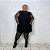 Shorts de Ryca Plus Size Chic Plissado - Imagem 3