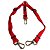 Cinto Duplo Resistente Luleko - Vermelho - Imagem 1