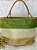 Bolsa Feminina de Praia em Palha Tricolor com Alça Corrente – Leveza e Estilo Natural - Imagem 1