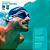 Touca de Natação Flat Cap  Silicone Speedo Azul - Imagem 2