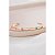Bracelete Banho em Ouro 18K 6 Zircônias Rainbow Intercalados Bolinhas Lisas - Imagem 1