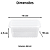 Pote Transparente Retangular C/ Tampa Prafesta 250ml - 24 und - Imagem 3