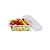 Pote Transparente Retangular C/ Tampa Prafesta 250ml - 24 und - Imagem 4