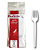 Garfo Refeição Premium Branco 50 unidades - Prafesta - Imagem 1