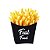 Caixa para Batata Frita Grande Preta- 50 unidades - Imagem 2