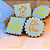 Kit Mini Stencils Páscoa Cristã 4 Unidades 364095 BLUESTAR - Imagem 3