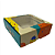 CAIXA PRACTICE C/ VISOR (04 DOCES) FELIZ PASCOA - PCT C/ 10 UNIDADES - Imagem 1