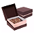 Caixa Specialla para Meio Ovo Coração 200g  - Marrom/Rose Gold - 06 Unidades - Cromus Páscoa - Imagem 3