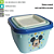 Kit Com 3 Potes Plástico Conect Mickey - Plasutil - Imagem 2