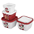 Kit Com 3 Potes Plástico Conect Mickey - Plasutil - Imagem 5