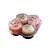 100 un Embalagem para 4 Doces G15 Galvanotek com Tampa Transparente – Cupcake, Brigadeiro, Muffin - Imagem 2