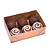 DUPLICADO - Caixa Basic Para 4 Doces Branca 10 Unidades - IDEIA - Imagem 1