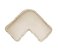 Capa Travesseiro Veet Adulto Creme Babado Liso - Imagem 1