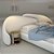 Cama Zaha Uultis – Cama de Luxo com Design Escultural e Cabeceira Orgânica - Imagem 2
