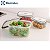 Kit Conjunto 10 Potes Herméticos Electrolux Transparente Microondas e Freezer - Imagem 6