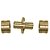 União de Tubo PEX Água 16x16mm Kit c/ 20 unid. Emmeti - Imagem 1