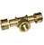 Tê Rosca Central Fêmea PEX Água 25X3/4X25 Kit c/ 2 - Emmeti - Imagem 1