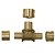 Tê Monocamada PEX Água 32X32X32 Kit c/ 6 - Emmeti - Imagem 1