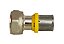 Conector Fêmea Móvel Prensar Gás 16MMX1/2" Multicamada Sferagas Kit com 2 unidades - Imagem 1