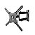 SUPORTE TV TRI-ARTICULADO - 26 A 75 - PRETO - PX-P7 - BRACO DE 50CM - Imagem 2