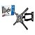 SUPORTE TV TRI-ARTICULADO - 26 A 75 - PRETO - PX-P7 - BRACO DE 50CM - Imagem 1