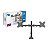 SUPORTE MONITOR AJUSTAVEL ( 2 MONITORES ) - MORSA - 10 A 32 - PX-DME32D - Imagem 1