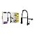 TORNEIRA GOURMET MONOCOMANDO COM SPRAY EXTENSOR - PRETO - Imagem 1