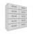 COMODA 10G RODIAL TORRES BRANCO 1CO1022 - Imagem 1