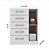 COMODA 5G 1P. ABRIR RODIAL CORAIS BRANCO 1CO1522 - Imagem 2