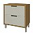 BALCAO NESHER 1P 1G IMPERATRIZ 80CM FREIJO / OFF WHITE 500364 - Imagem 1