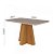 CJ MESA 4C CIMOL MAITE RETANGULAR 130X80 NATURE / OFF WHITE - Imagem 2