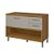 BALCAO NESHER 1P 2G PRINCESA C/ NICHO 120CM FREIJO / OFF WHITE - Imagem 1