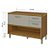 BALCAO NESHER 1P 2G PRINCESA C/ NICHO 120CM FREIJO / OFF WHITE - Imagem 3