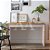 APARADOR IMCAL OPERA OFF WHITE / NATURE - Imagem 1